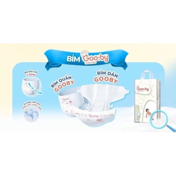 Tã quần dán Gooby Extra cải tiến: Đánh giá chi tiết tính năng thấm hút và thiết kế