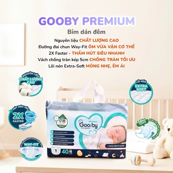 Mẹ chia sẻ trải nghiệm 2 tháng dùng tã quần dán Gooby Extra cải tiến