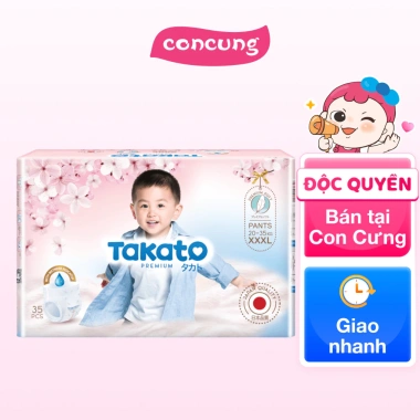 Tã quần Takato siêu mềm mại XXL 35 miếng - Giá ưu đãi 302.400đ tại Concung 2 Tã quần Takato siêu mềm mại XXL 35 miếng - Giá ưu đãi 302.400đ tại Concung 2