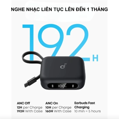 Tai nghe Anker Soundcore P41i ANC chống ồn + sạc dự phòng, bảo hành 18 tháng Smartlink 1.53tr 5