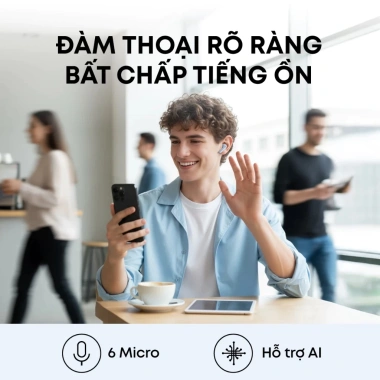 Tai nghe Bluetooth Anker Soundcore R60i NC Chống Ồn ANC, Hi‑Res Audio, LDAC, Pin 50H, Bảo hành 18 tháng - Giá 750.000₫ 5