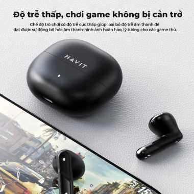 Tai Nghe Bluetooth Gaming Havit TW888 Lite - Độ Trễ 60ms, Bluetooth 5.3, Pin 24h, Giá 306.250₫, BH 12 Tháng 4