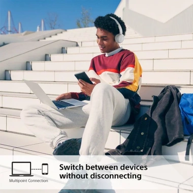 Tai Nghe Bluetooth Sony WH-CH520 Chính Hãng DGW - Pin 50h, Đa Điểm, Bảo Hành 12 Tháng - Giá Ưu Đãi 1.135.666₫ 3