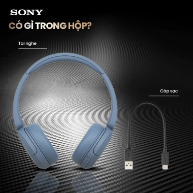 Tai Nghe Bluetooth Sony WH-CH520 Chính Hãng DGW - Pin 50h, Đa Điểm, Bảo Hành 12 Tháng - Giá Ưu Đãi 1.135.666₫ 7