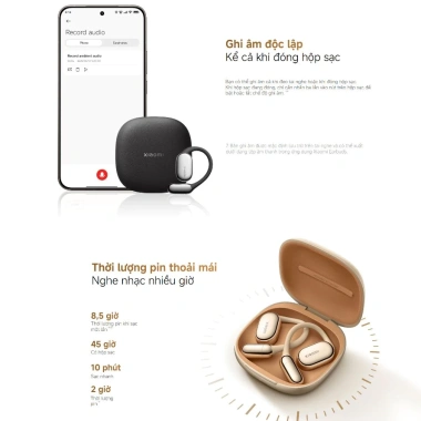 Tai Nghe Bluetooth Thể Thao Xiaomi OpenWear Pro - Stereo, Pin 6 Tháng, Giá 4.69 Triệu 9