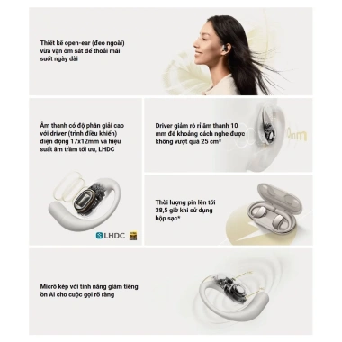 Tai Nghe Bluetooth Thể Thao Xiaomi OpenWear Stereo - Giá 2,99 triệu, BH 6 Tháng 2