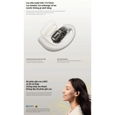 Tai Nghe Bluetooth Thể Thao Xiaomi OpenWear Stereo - Giá 2,99 triệu, BH 6 Tháng 5