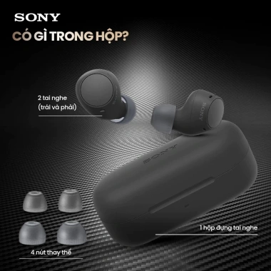 Tai nghe Bluetooth True Sony WF-C510 chính hãng, bảo hành 12t, chỉ 1.066.927₫