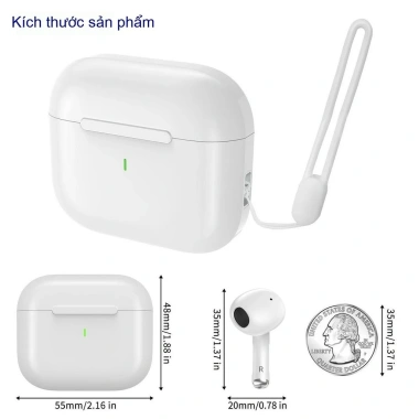 Tai nghe Bluetooth TWS A2 Q80 S90 A6 - Khử tiếng ồn thế hệ 6, giá chỉ 153.300đ 5
