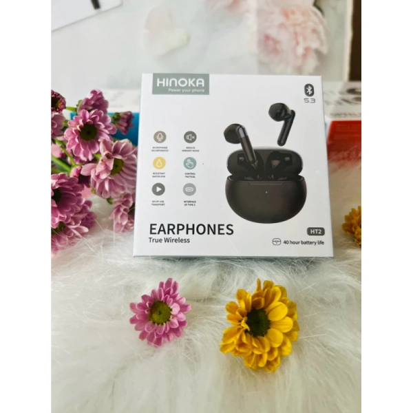Hình ảnh sản phẩm Tai nghe Bluetooth V5.3 HINOKA có mic chính hãng - Âm thanh rõ nét, giá 225.000₫