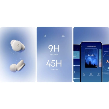Tai nghe chống ồn ngủ Soundcore Sleep A30 ANC Che tiếng ngáy Ultra Comfort Bảo hành 18 tháng