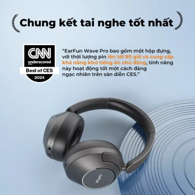 Tai nghe chụp tai Earfun Wave Pro Bluetooth chống ồn BH 12 tháng Giá 1.506.024₫ 6