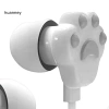 Tai nghe có dây HUARMEY âm trầm sâu 35mm cat paw, mic thể thao – Nhẹ, âm thanh nổi 5
