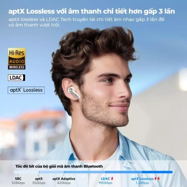 Tai nghe Earfun Air Pro 4 không dây - 1.975.904₫, BH 12 tháng, 1 đổi 1 15 ngày