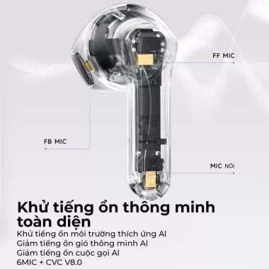 Tai nghe True Wireless SoundPEATS Air5, âm thanh 3D, pin lâu, giảm 23% - 1,409,639 VND 3