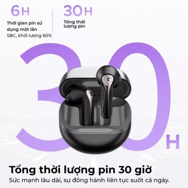 Tai nghe True Wireless SoundPEATS Air5, âm thanh 3D, pin lâu, giảm 23% - 1,409,639 VND 6