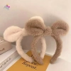 Tai thỏ băng đô quấn tóc màu trơn sang trọng, phụ kiện thời trang bé gái, giảm giá 18% chỉ 45.036 VND 5