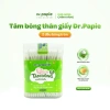 Tăm bông thân giấy Dr.Papie - Quà tặng, mềm mại sinh thái, giá ưu đãi 200k