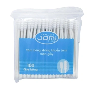 Tăm Bông Thân Giấy Jomi cho Người Lớn - An toàn, Đánh Răng Nhẹ Nhàng, Giá 13.000 (Giảm từ 15.990)