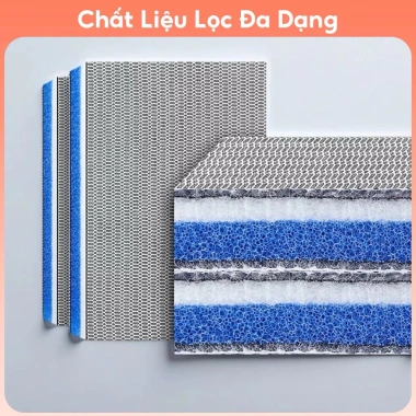 Tấm lọc bể cá 8D 30x40 - Trong suốt, ngăn tắc nghẽn, chỉ 33.000 VND giảm 6.930 5