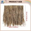 Tấm lợp Thatch nhân tạo dễ lắp đặt, bảng điều khiển mái rơm tổng hợp cho khu nghỉ mát 4