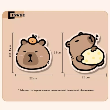 Tấm lót chuột Capybara hoạt hình dễ thương thảm bàn sáng tạo cho văn phòng và nhà, giá chỉ 55.110₫