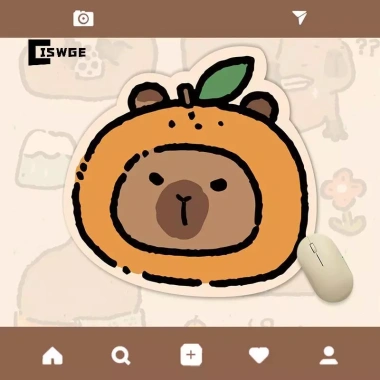 Tấm lót chuột Capybara hoạt hình dễ thương thảm bàn sáng tạo cho văn phòng và nhà, giá chỉ 55.110₫