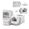 Tấm tường keystone Ethernet ZoeRax Cat6 RJ45, giắc cắm chìa khóa mô-đun, giá 49.500 VND 5