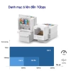 Tấm tường keystone Ethernet ZoeRax Cat6 RJ45, giắc cắm chìa khóa mô-đun, giá 49.500 VND 6