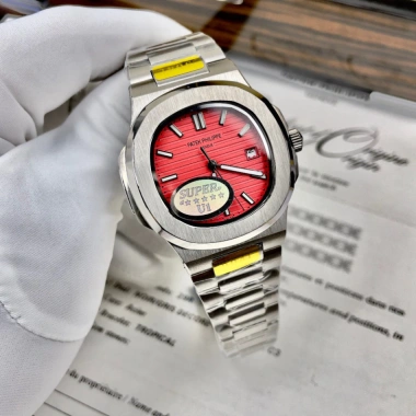 Tặng Hộp Đẹp Đồng Hồ Nam Patek Philipp PA51 40mm Viền Trơn Máy Cơ Automatic Nhật - Giá 2.4 Triệu 4 Tặng Hộp Đẹp Đồng Hồ Nam Patek Philipp PA51 40mm Viền Trơn Máy Cơ Automatic Nhật - Giá 2.4 Triệu 4