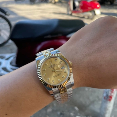 Tặng Hộp Đẹp Đồng Hồ Nam RoLex Sapphire R022 36mm-40mm Vàng, Demi Máy Pin Nhật - Giá ưu đãi 2.55 triệu