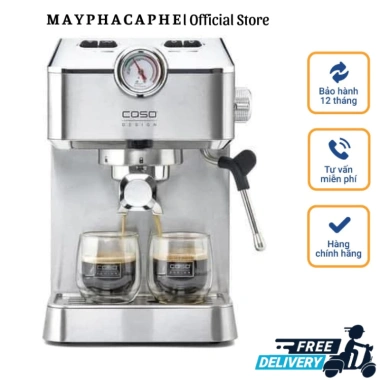 Tặng Máy Xay Café - Máy Pha Cà Phê Caso Espresso, Nhập Đức, BH 12 Tháng, Giá 1,5 Triệu