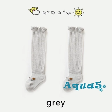 Tất Aqua-Baby lưới mùa hè mỏng thêu chống muỗi, quá đầu gối cho bé trai và bé gái 2