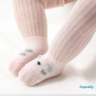 Tất Aqua-Baby lưới mùa hè mỏng thêu chống muỗi, quá đầu gối cho bé trai và bé gái 9