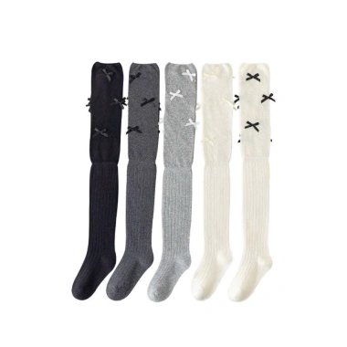 Tất Bốt Nơ Hàn Quốc cho Bé Gái 3-12 tuổi – Cao Cổ xinh, Giá chỉ 58.000đ (Giảm từ 71.920đ) 8