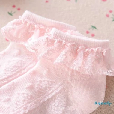 Tất Cổ Nhún Bèo Xinh Xắn Cho Bé Gái - Vải mềm thoáng, Giá chỉ 42.336₫ Giảm đặc biệt 7