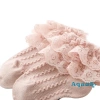 Tất cotton bé gái màu trơn phối ren thoáng khí, thời trang, giá ưu đãi 56,418 VND 9