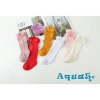 Tất dài bé gái công chúa AQQInfant - Màu trơn, nơ xinh, thoáng mát, over‑knee 9