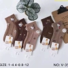 Tất mèo Hello Kitty cổ cao chất gân len, set 10 đôi (2‑12 tuổi) - Giá 74.600₫ 2