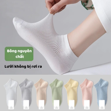 Tất Nén Du Lịch Cotton Thoáng Khí Dùng 1 Lần Tiện Lợi Giá Chỉ 5K 5