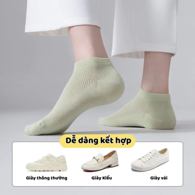 Tất Nén Du Lịch Cotton Thoáng Khí Dùng 1 Lần Tiện Lợi Giá Chỉ 5K 6
