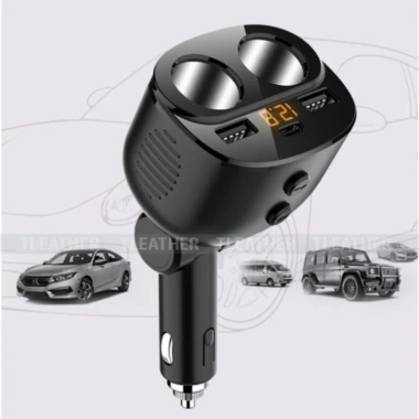 Tẩu Sạc Ô Tô 2 Cổng USB + Type-C PD 18W - Sạc nhanh, đa thiết bị, chỉ 180.000₫