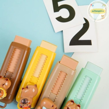 Tẩy Cao Su Capybara Đáng Yêu Pufangnice - Đồ dùng văn phòng, học tập, quà tặng trẻ em, giá 43.120 (giảm 22%) 5