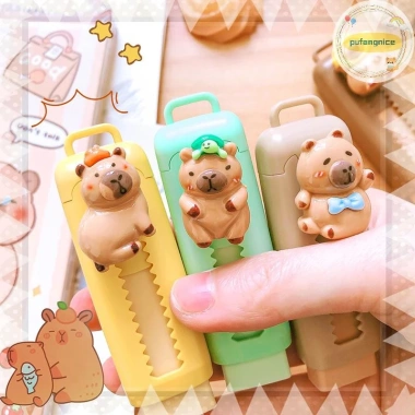 Tẩy Cao Su Capybara Đáng Yêu Pufangnice - Đồ dùng văn phòng, học tập, quà tặng trẻ em, giá 43.120 (giảm 22%) 6