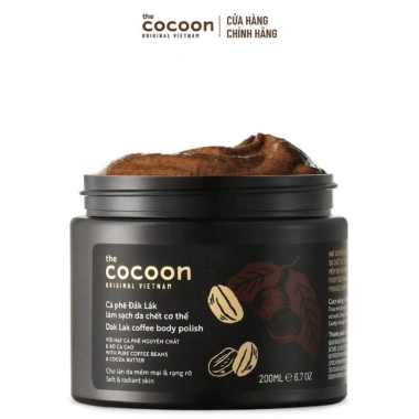 Tẩy da chết cơ thể cà phê Đắk Lắk Cocoon 200ml - Da mềm mại, rạng rỡ Rosslyn 3