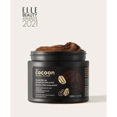 Tẩy da chết cơ thể cà phê Đắk Lắk Cocoon 200ml - Da mềm mại, rạng rỡ Rosslyn 8