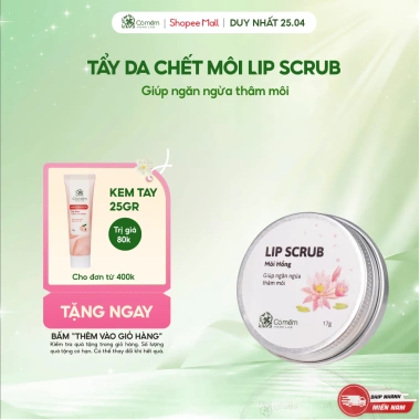 Tẩy da chết môi Lip Scrub Môi Hồng giảm thâm, dưỡng ẩm, mềm mại 17g - Giá 141.000đ