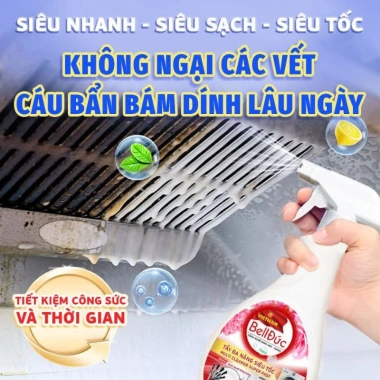 Tẩy đa năng siêu tốc Bell Đức VN - Xóa mọi vết bẩn cứng đầu nhanh, sạch 95.000₫