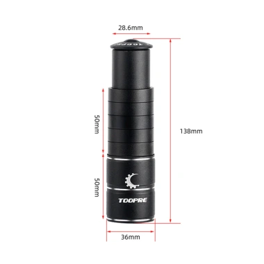 Tay Lái Điều Chỉnh Xe Đạp MTB Adapter Thân Nâng Đen - Dễ Lắp, Bền Cao, Giá Ưu Đãi 192.500₫ 9