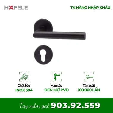 Tay nắm gạt Hafele 903.92.559 thiết kế hiện đại, bền chắc - Giảm giá tới 22%, chỉ 880.000₫ 2 Tay nắm gạt Hafele 903.92.559 thiết kế hiện đại, bền chắc - Giảm giá tới 22%, chỉ 880.000₫ 2